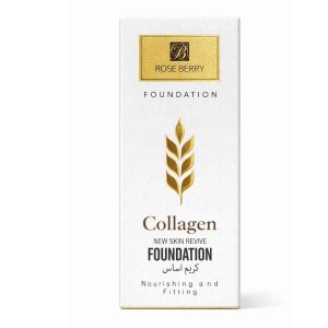 تصميم بدون عنوان (3) كريم أساس Rose Berry Collagen Foundation - روز بيري