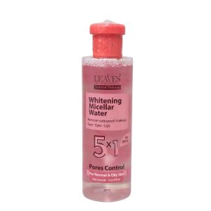 مياه ميسيلار لتنظيف البشرة LEAVES Whitening Micellar Water 5×1